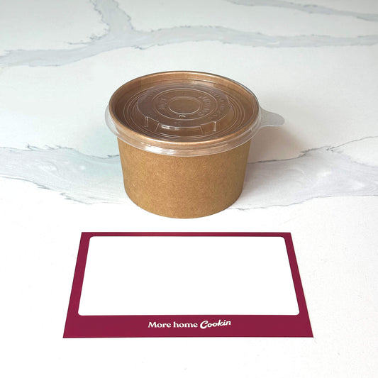 Bowl & Lid, Kraft 16oz (50/sleeve)