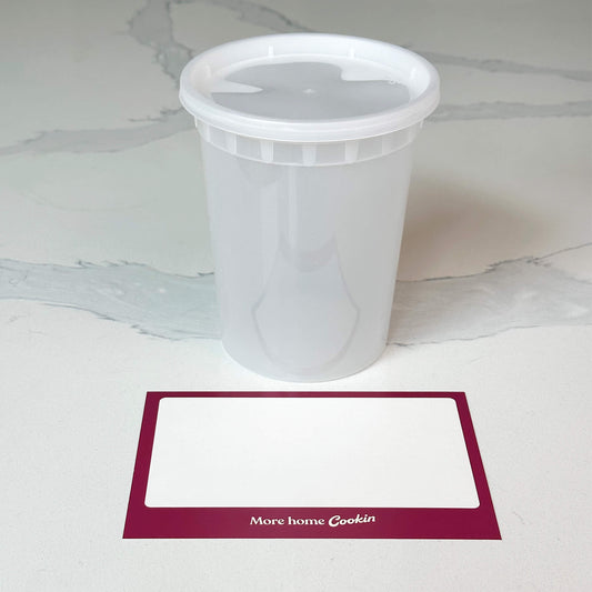 Deli Cup + Lid, 1000ml (24/sleeve)
