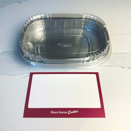 Foil Container Small (w/lid) (100/sleeve)